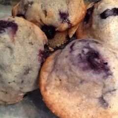 A picture of Soft and Fluffy Blueberry Muffins.