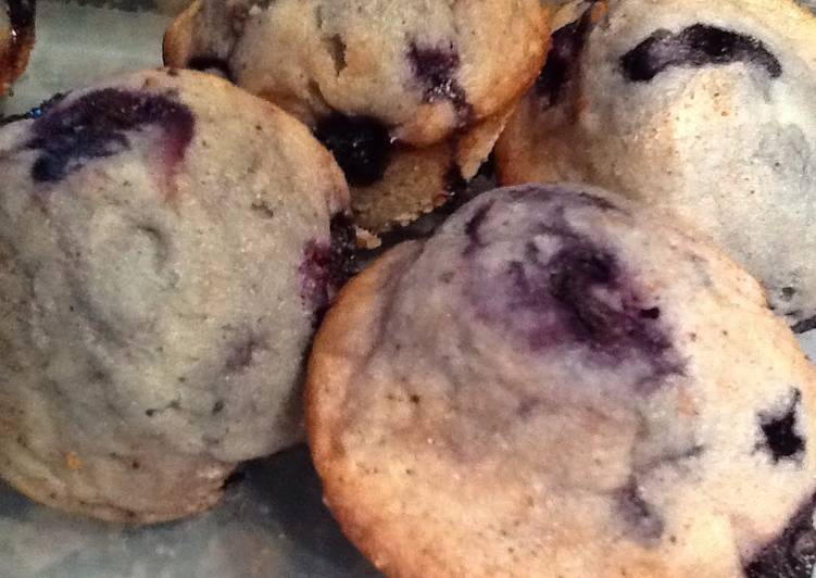 Recipe of Favorite Soft and Fluffy Blueberry Muffins
