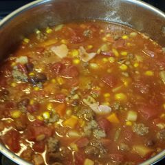 7 can soup A picture of 7 can soup.