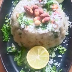A picture of Proso millet (sama rice)upma.
