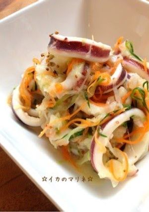 A picture of Marinated Squid.