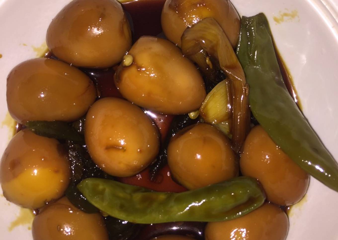6 Jangjorim (side dishes) Telur kecap khas Korean