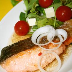 A picture of Italian Style Salmon Meunière.
