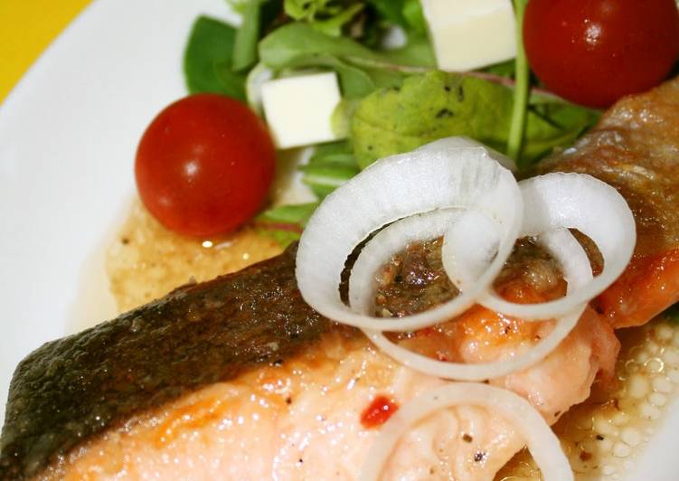 Steps to Prepare Favorite Italian Style Salmon Meunière
