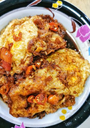Foto resep Telur ceplok bumbu kecap