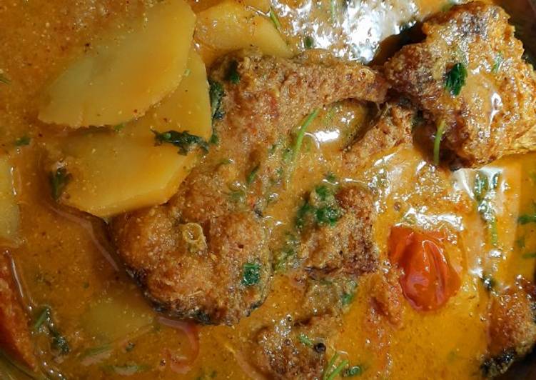 Recipe of Yummy Fish in mustard gravy