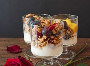 Gambar Blueberry Parfait