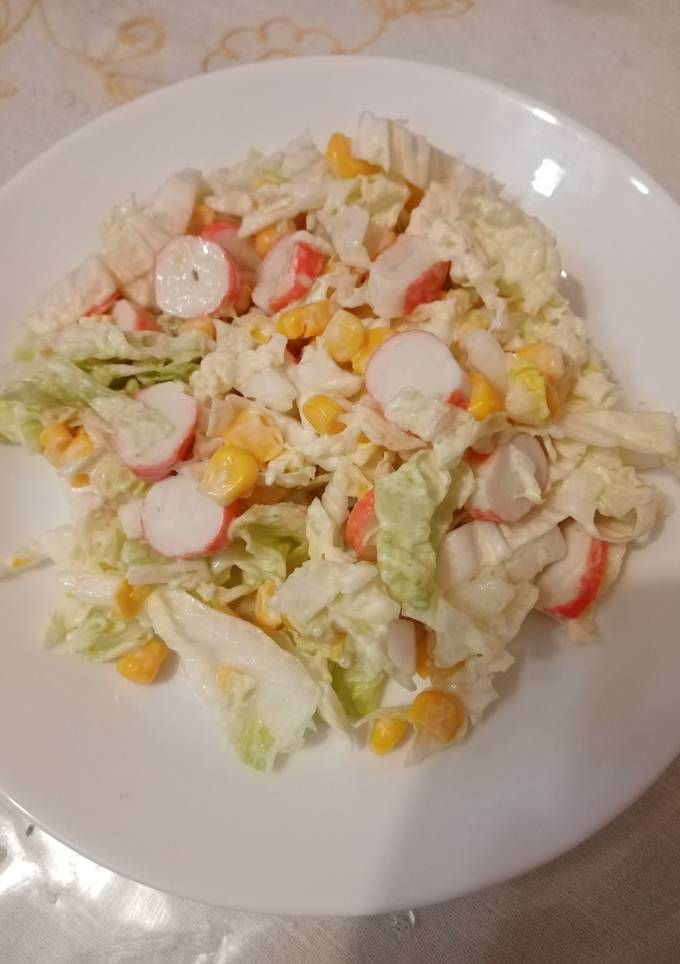 Салат з крабовими паличками