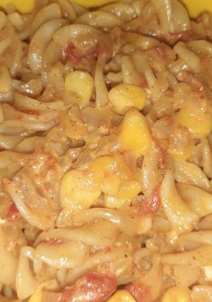 A picture of Veg corn pasta.
