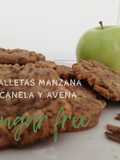 Galletas avena, manzana y canela