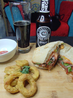 Una foto de Enter sándwich de mechada