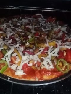 صورة لوصفة بيتزا الفراخ