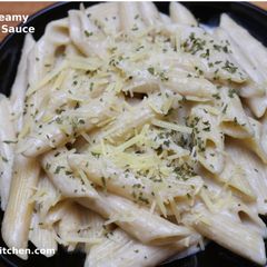 A picture of Pasta in Creamy Mushroom Sauce.