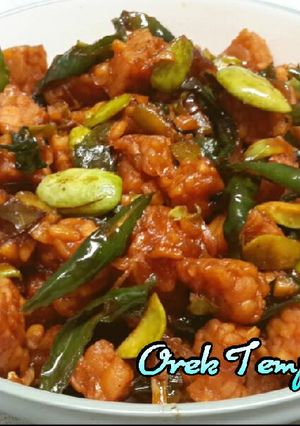 Foto resep Orek Tempe Cabe Ijo