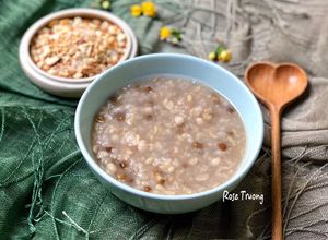 Hình của món Cháo Đậu Xanh Hạt Bo Bo.