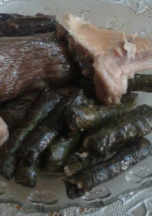 صورة لوصفة يبرق او ورق عنب
