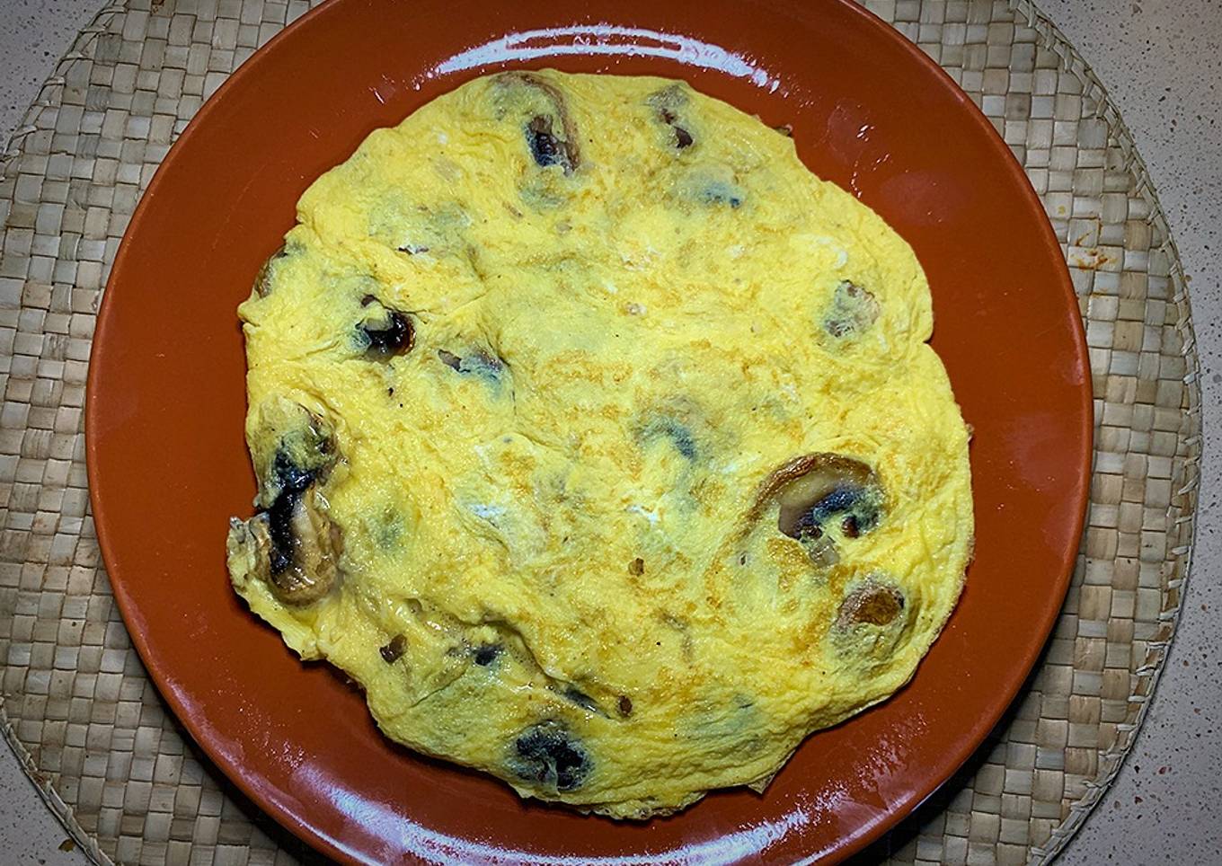 Tortilla de champiñones