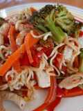 Chinesische Bratnudeln mit Gemüse