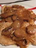Filetes de lomo con champiñones