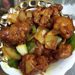 A picture of Gobhi Manchurian.