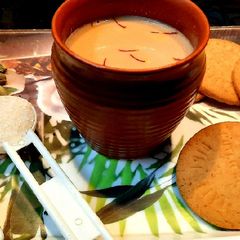 A picture of Hyderabadi Irani chai.