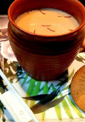 A picture of Hyderabadi Irani chai.