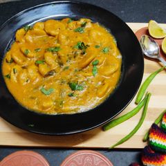 A picture of Fali dhokli (Rajasthani).