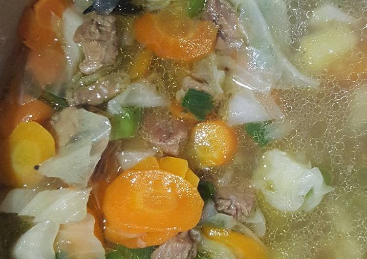 Resep Sop daging sapi rempah Anti Gagal