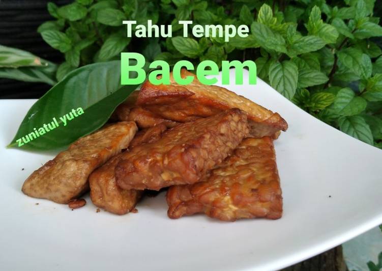 Tahu Tempe Bacem