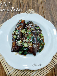 Foto resep Donburi Terong Bakar