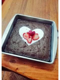 Una foto de Brownie de cacao nuez