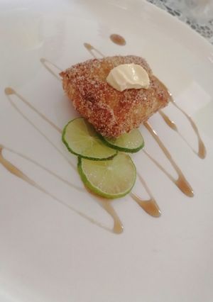 Una foto de Leche frita