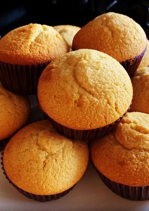 A picture of Mini Honey Cornbread Muffins.