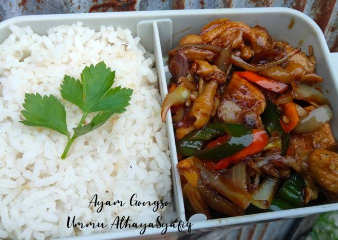 Resep: Ayam gongso Menu Enak Dan Mudah Dibuat