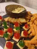Paté de huevo y picoteo 🍷