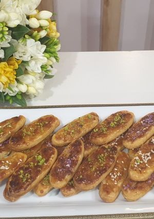 عکسی از دستور شیرینی زبان با خمیر هزارلا