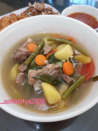 Langkah Gampang Menyiapkan Resep Sop Iga Sapi Sayuran 🤗 yang Bisa Manjain Lidah