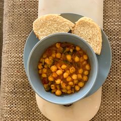 A picture of Spicy Chickpea Soup.