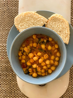 A picture of Spicy Chickpea Soup.