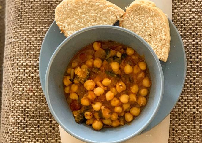Recipe of Quick Spicy Chickpea Soup