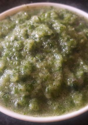 A picture of Ulli kaaram spicy onion.