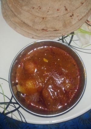 मसाला आलू ग्रेवी (Masala aloo gravy recipe in hindi) रेसिपी मुख्य फोटो