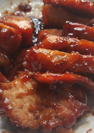 Foto resep Char siu (chinese BBQ pork) ala teflon
