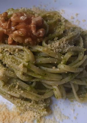 Una foto de Salsa Pesto Receta Tradicionales de Italia