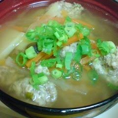 A picture of Sardine Fishball Soup.