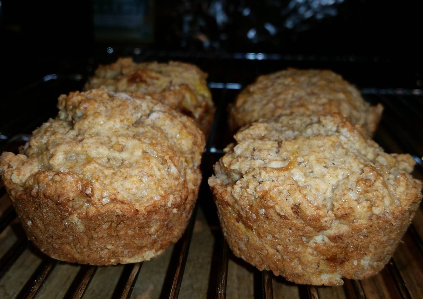Apple Banana Egg Free Muffins
