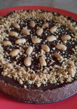 Duplacsokis-karamellás keksztorta Ancsyka konyhájából recept fotója