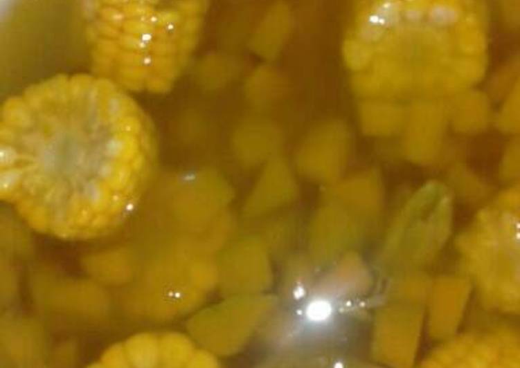 Resep Sayur bening jagung labu kuning yang Sempurna