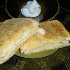Pierogi Grilled Cheese A picture of Pierogi Grilled Cheese.
