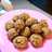 Bolitas de avena, plátano y manzana